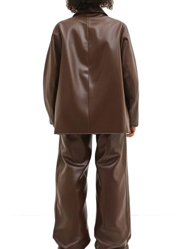 Lily Leather Brown Jacket – Stylish Women’s Brown Leather Jacket
