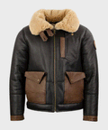Men’s Shearling Black B3 Bomber Jacket