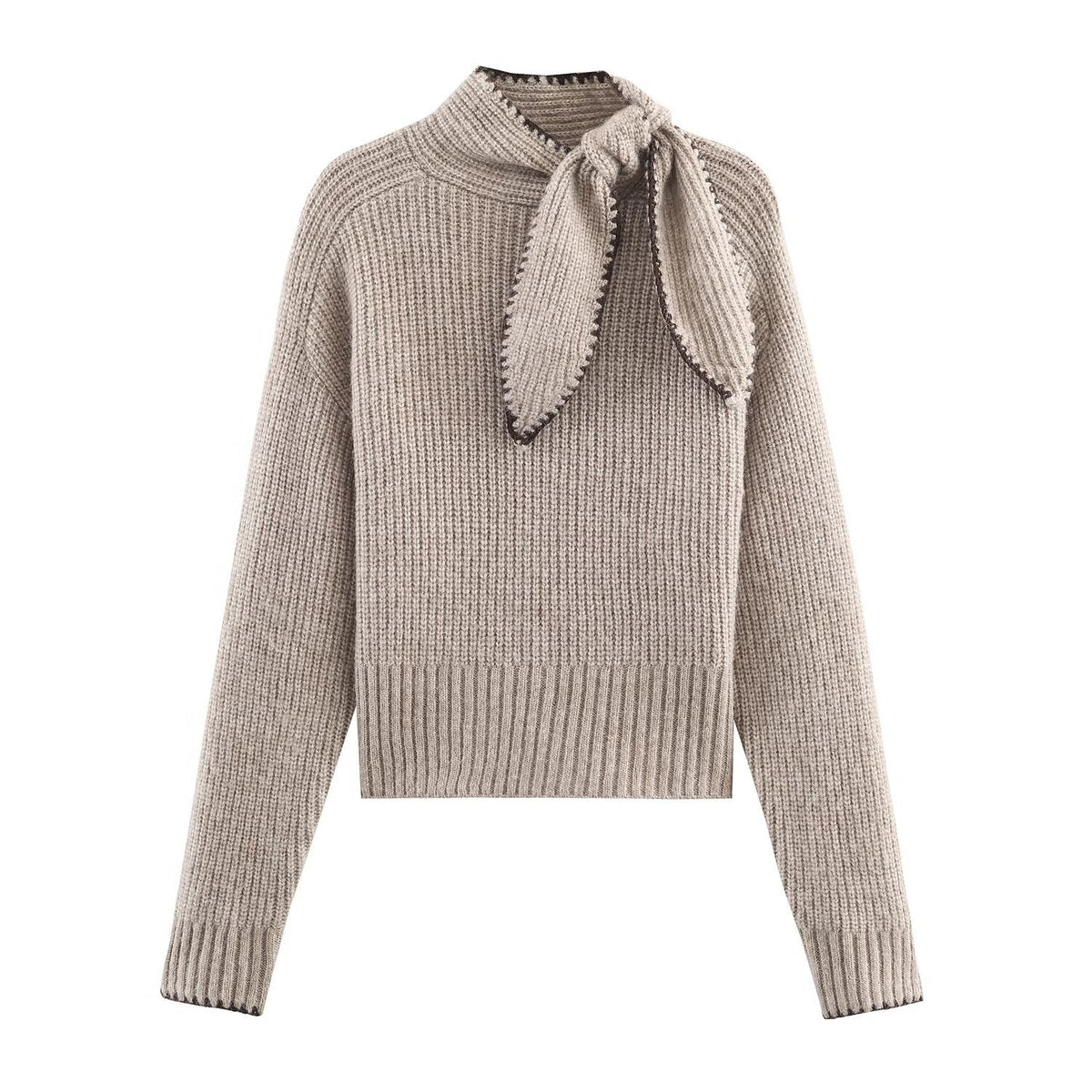 Sweet  Sweater Bow Detail Knit