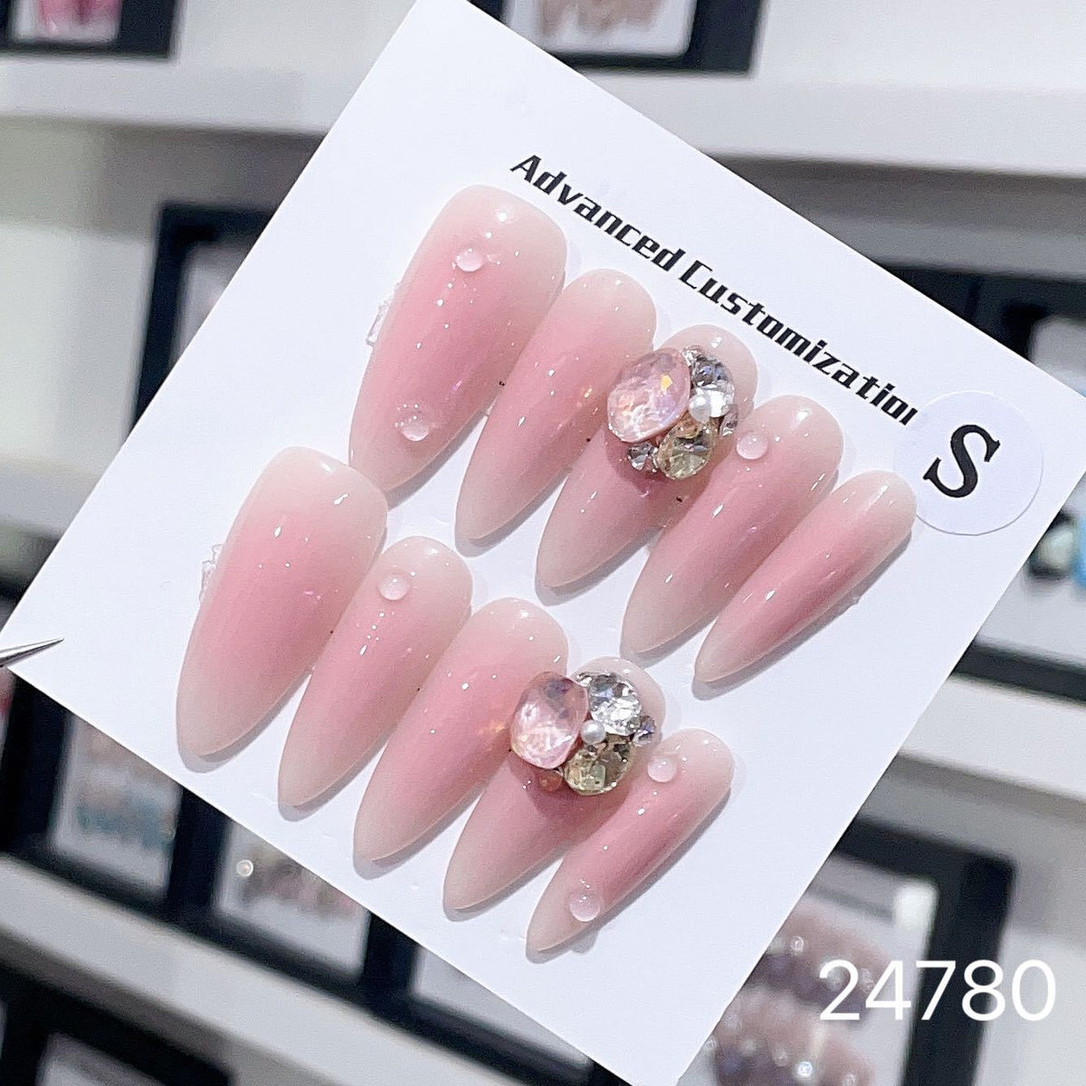 0967- Handmade press on nails fake nails removable