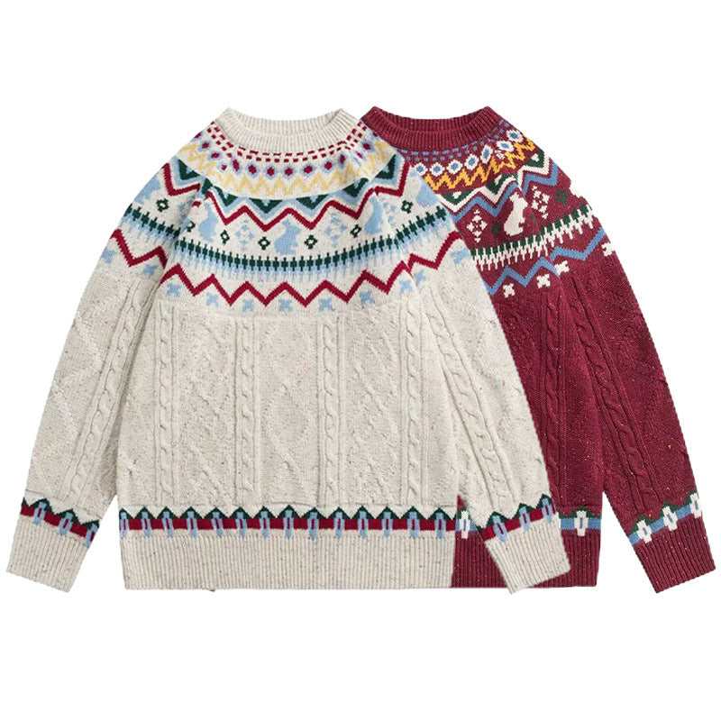 Crochet Knit Sweater Unisex