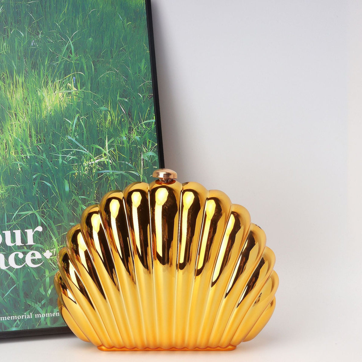 Shell Box Bag, Clutch Purse, Dinner Purse evening Clutch Purse Party