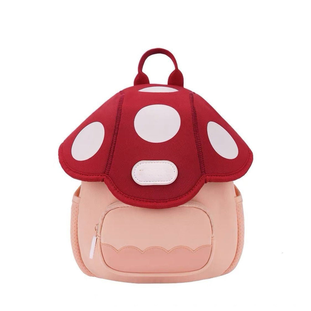 Adorable Toddler Purse – Cute Mushroom Design Bag for Children, Lightweight Travel Backpack, 3D Kindergarten Style