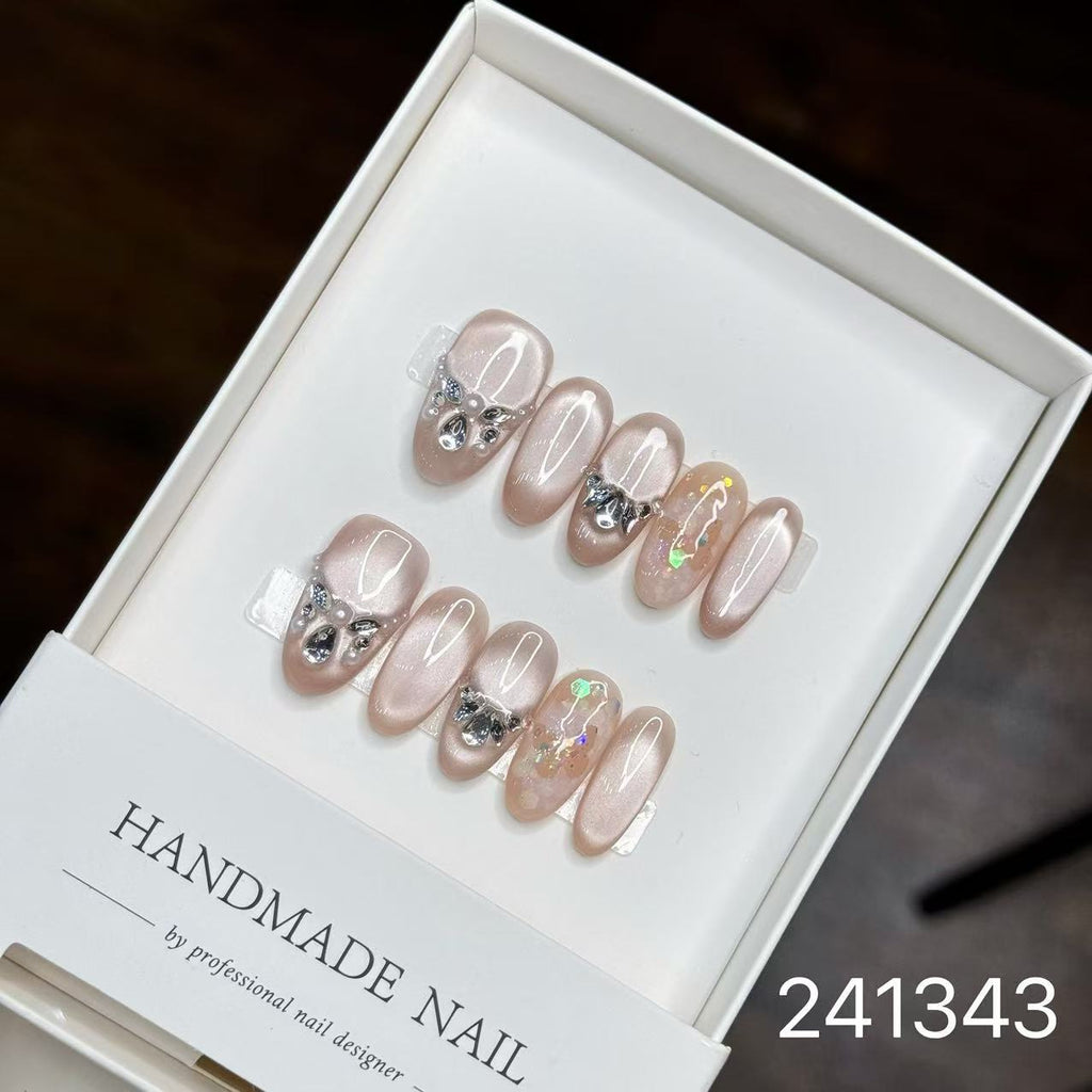 1030- Handmade press on nails fake nails removable