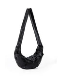 Wide shoulder strap soft leather croissant bag for women, simple and versatile shoulder Crossbody bag, small shoulder bag for women