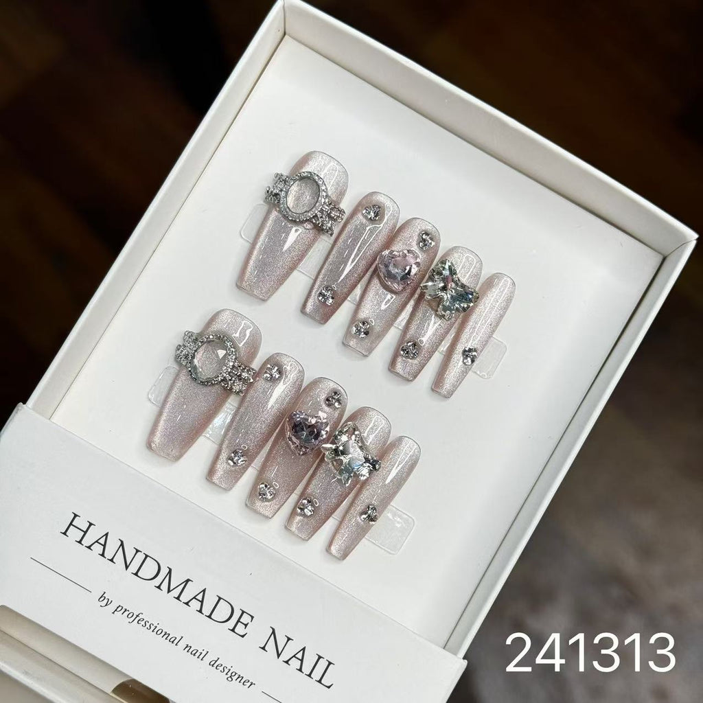 1030- Handmade press on nails fake nails removable