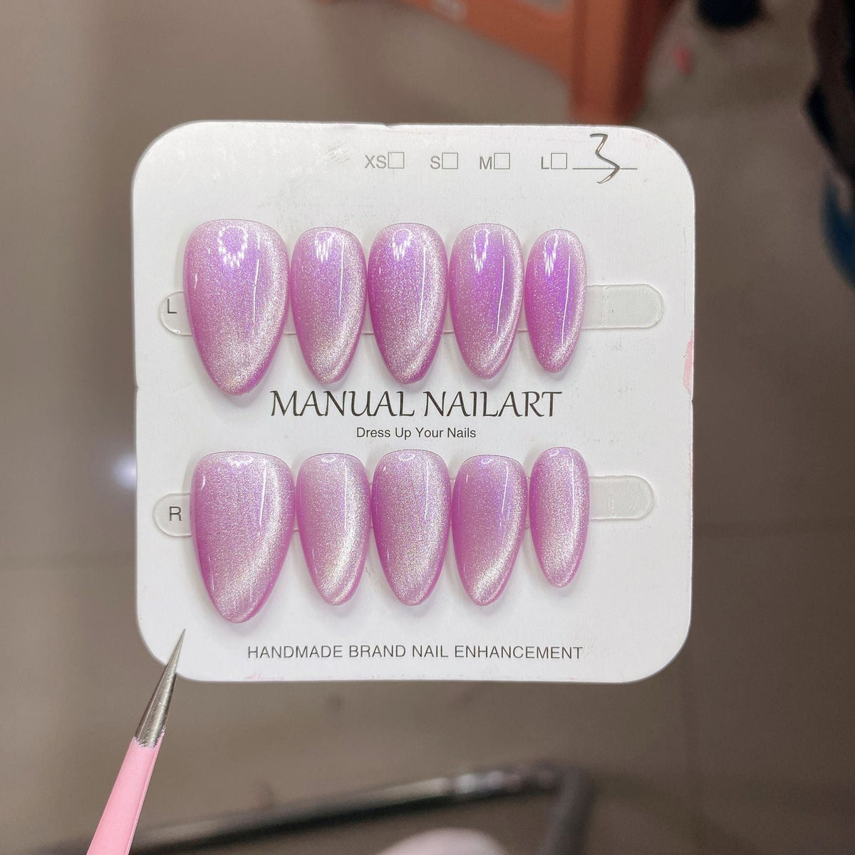 1027- Handmade press on nails fake nails removable