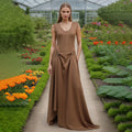 French Advanced Vacation Dress Autumn Dignified Sense of Design Slimming Sleeveless Dress for Women