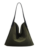 Corduroy large capacity hobo bag, tote bag women, casual commuting shoulder bag large,