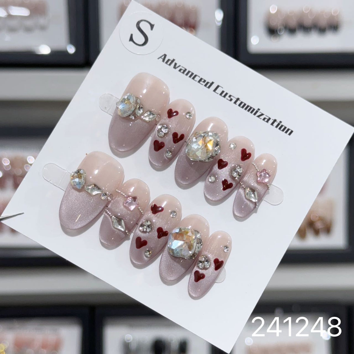 1031- Handmade press on nails fake nails removable