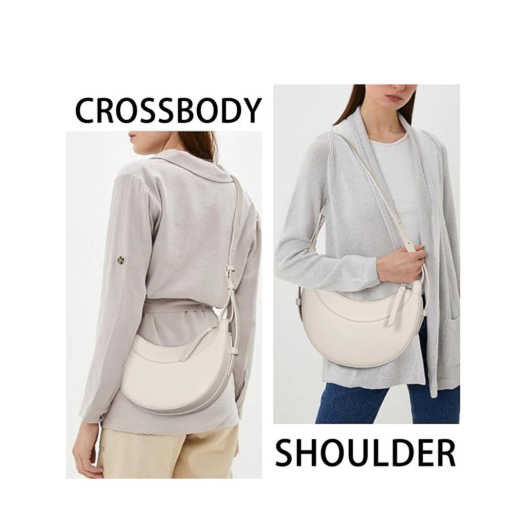 Half moon bag, adjustable shoulder strap crossbody shoulder bag for women, crescent bag, triple use shoulder bag, hobo bag for women,