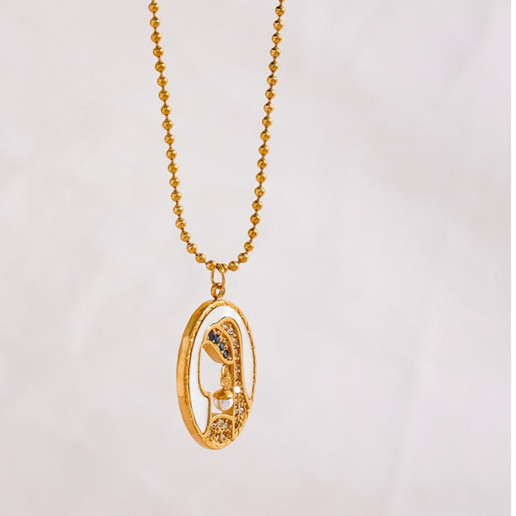Girl with a pearl earring Pendant Necklace