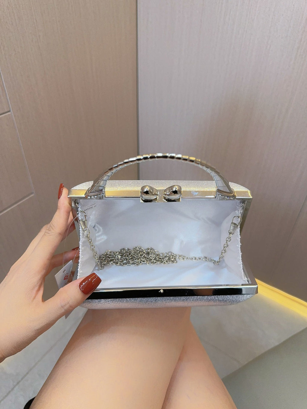 Gold Clutch Silver Clutch Purses Ladies Evening bag