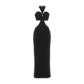 Autumn Women Clothing Sexy Tube Top Halter Lace up Backless Slit Dress