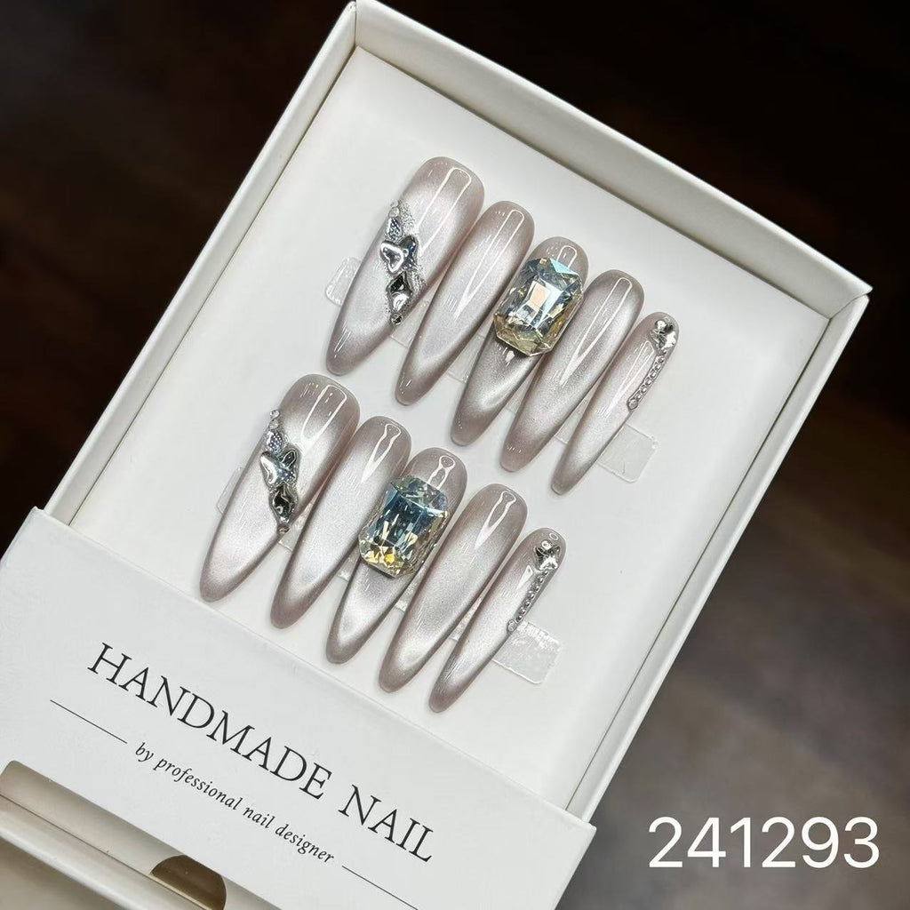 1030- Handmade press on nails fake nails removable