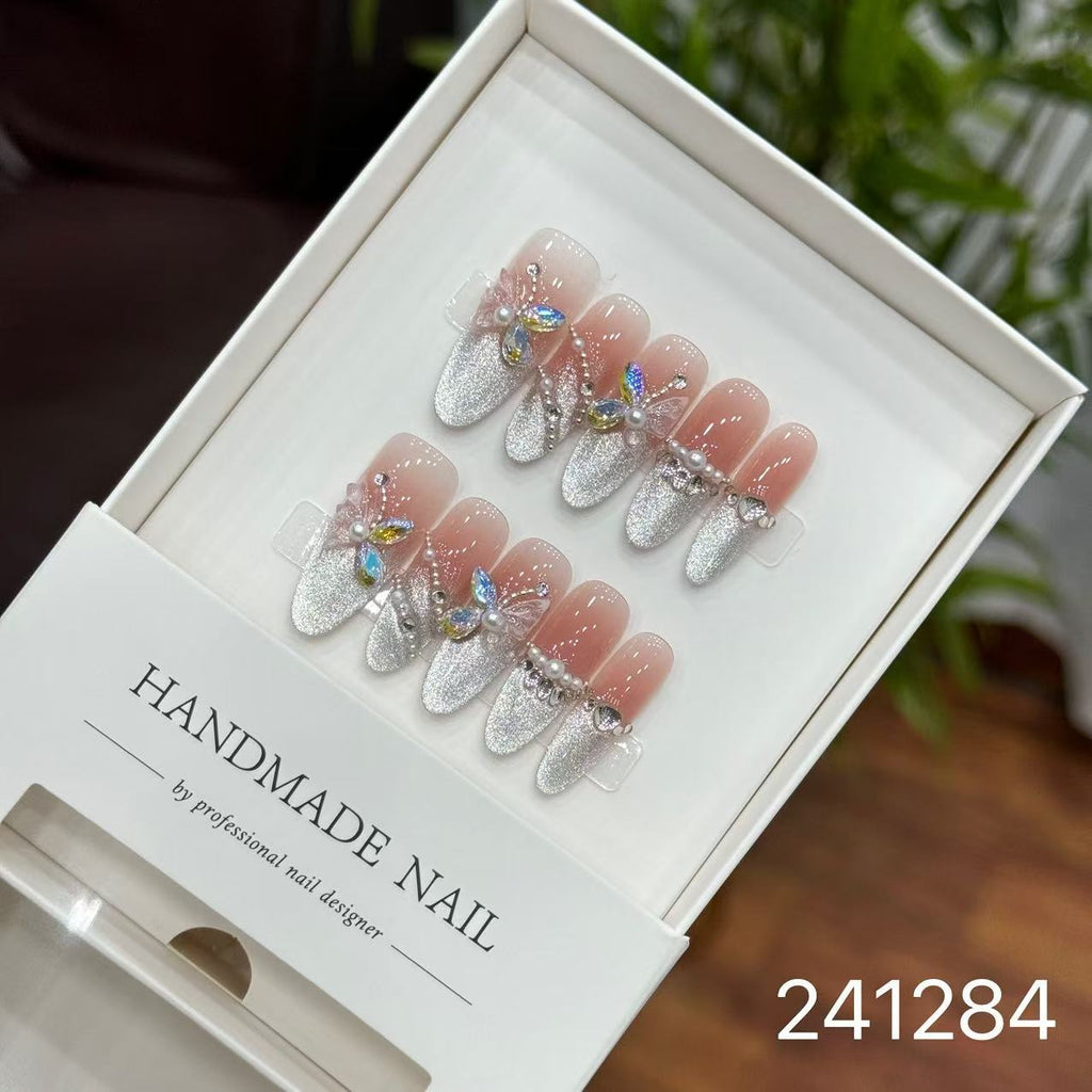 1030- Handmade press on nails fake nails removable