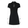 French Sexy Sheath Nightclub Dress Women Spring Sexy Slimming Sexy Short Sleeve