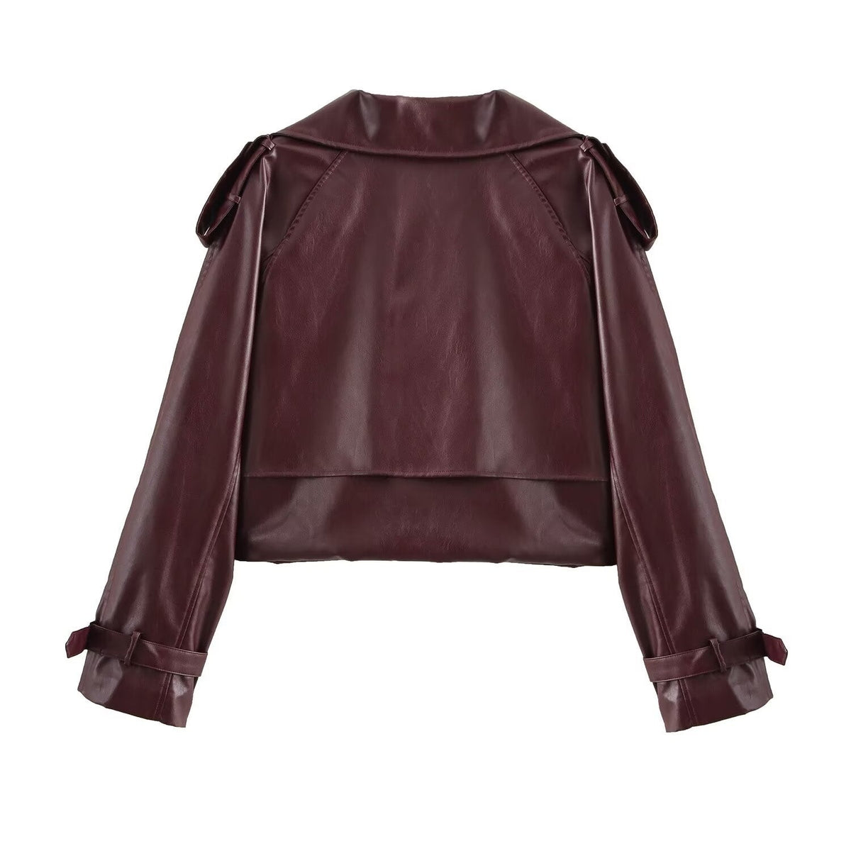 Women's Faux Leather Moto Jacket