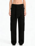 Sexy Loose Oversized Pants Wide Leg Pants Straight Retro Workwear Women Jeans