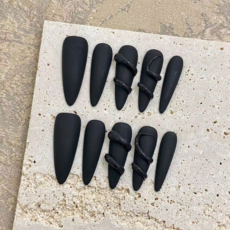 0937- Handmade press on nails fake nails removable