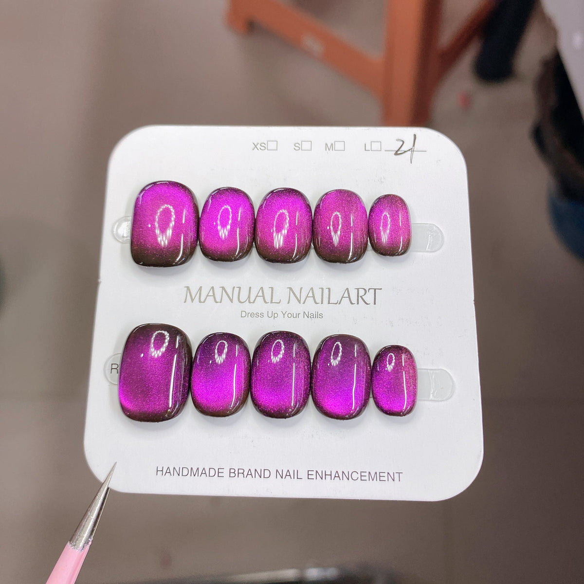 1027- Handmade press on nails fake nails removable