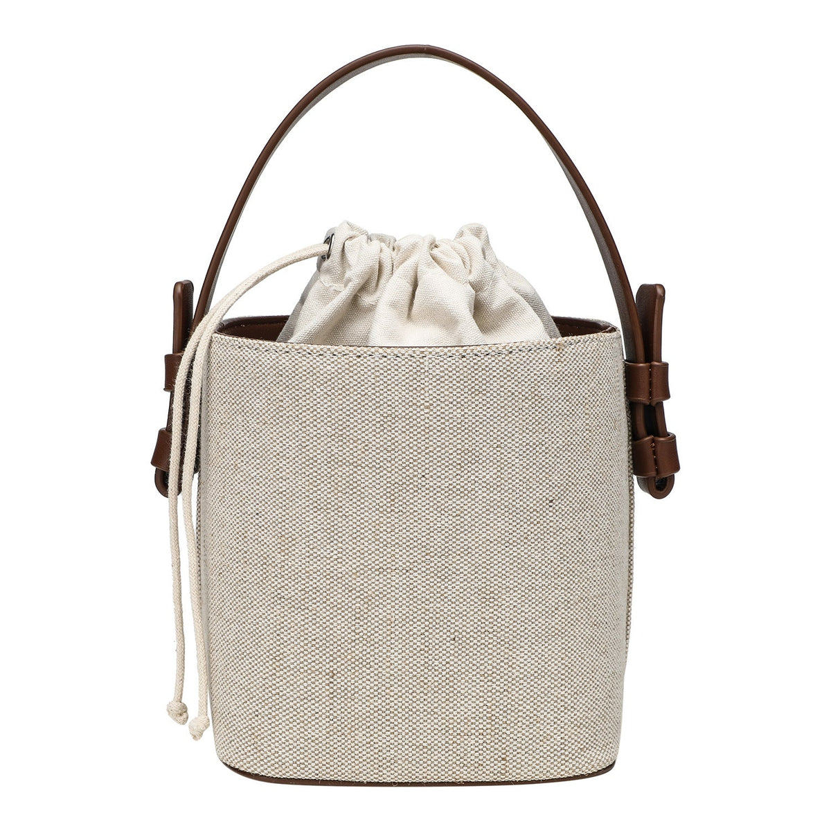 Stylish Canvas Bucket Bag – Versatile Contrast Bag & Elegant Shoulder Crossbody Handbag hobo