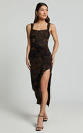 Dress Summer Women Clothing Slim Fit Slit Women Dress Women Clothing