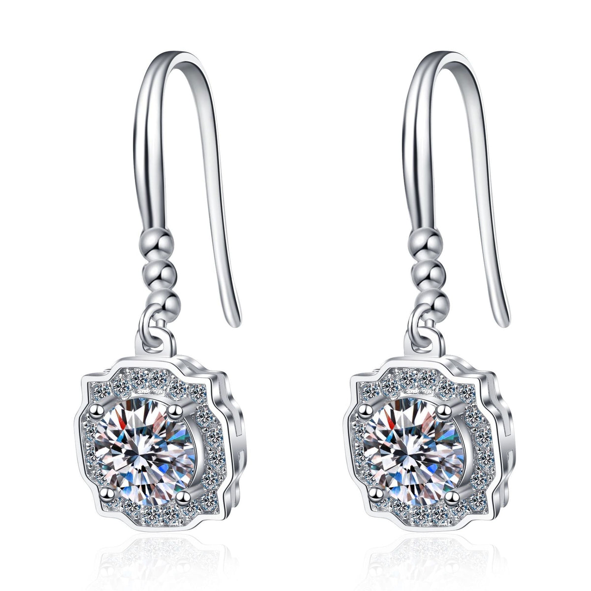 Sunflower Full Diamond Stud Earrings