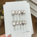 1014- Handmade press on nails fake nails removable