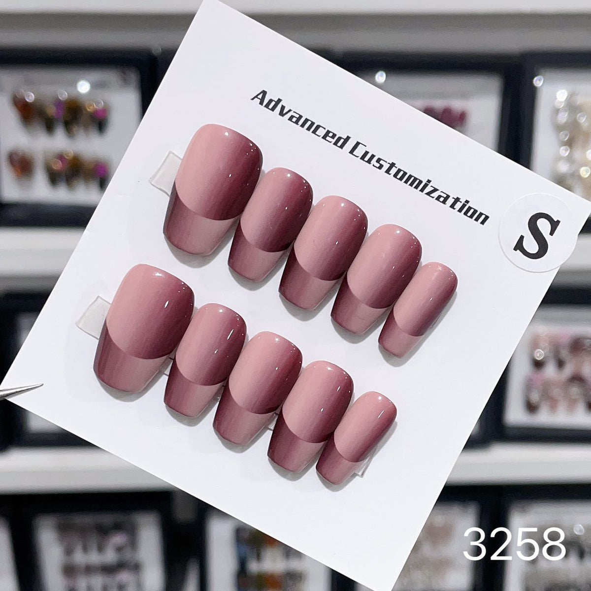 0962- Handmade press on nails fake nails removable