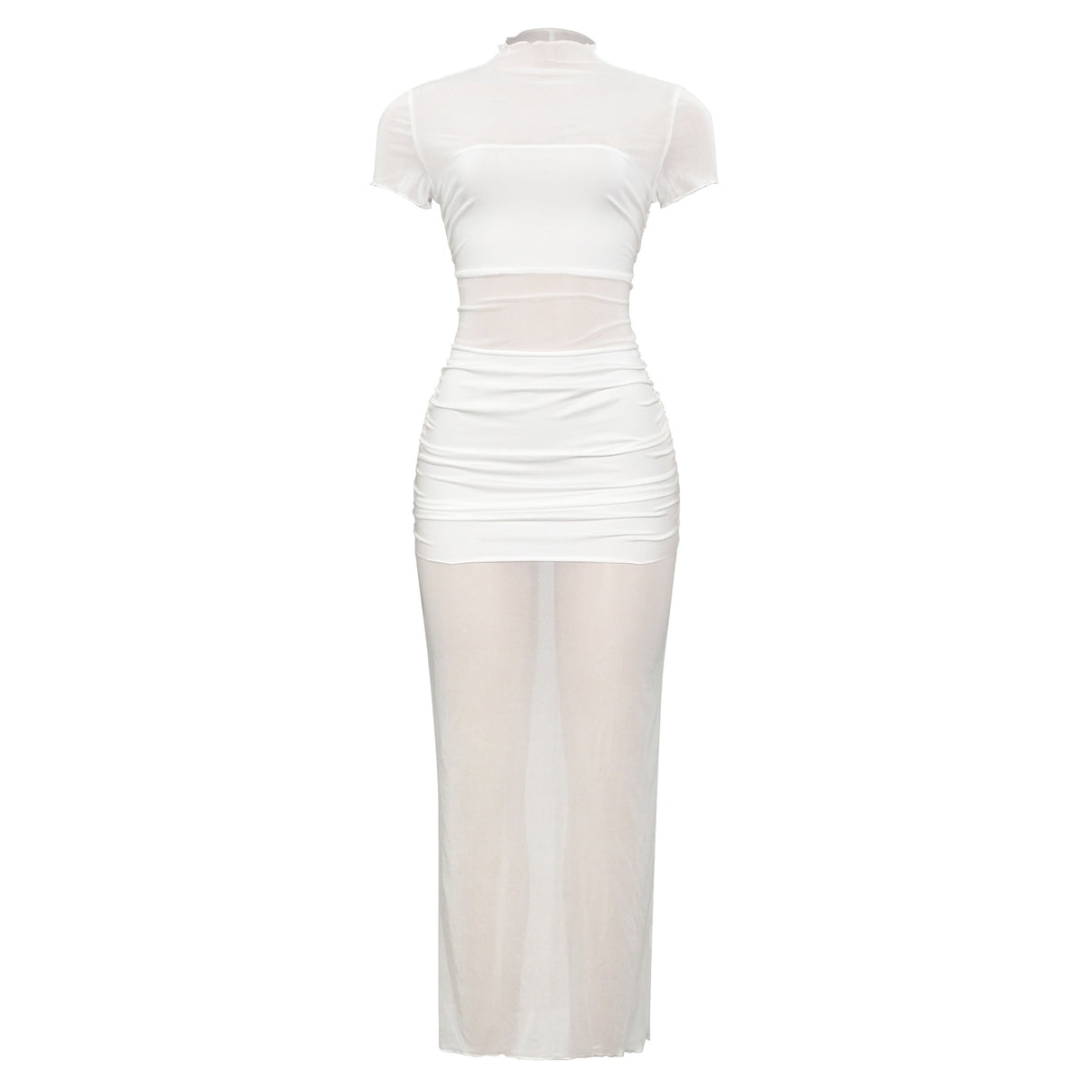 Summer Casual Trend Slim Fit Solid Color Street Dress