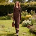 Fashionable Lady Base Knitted Dress Women Autumn Slim Fit Slimming Hip Knitwear Maxi Dress