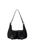 Design multi-pocket lightweight nylon shoulder armpit bag, women's versatile commuter handbag, women hobo bag small