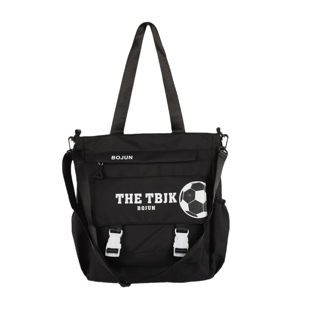 Large capacity tote bag, student cute high school tote bag, tote shoulder bag