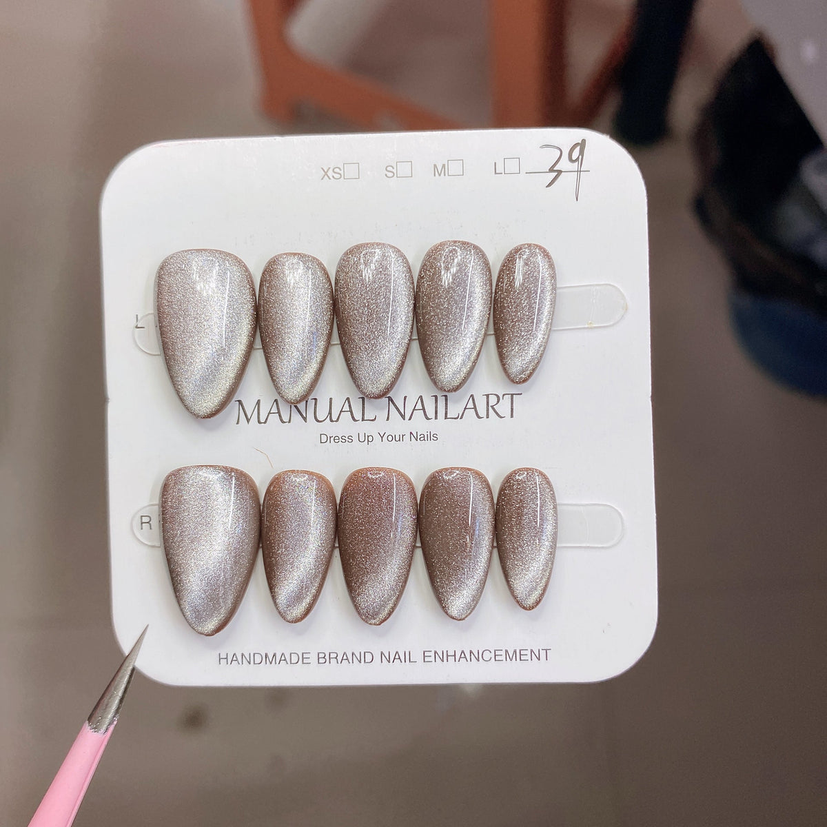 1027- Handmade press on nails fake nails removable