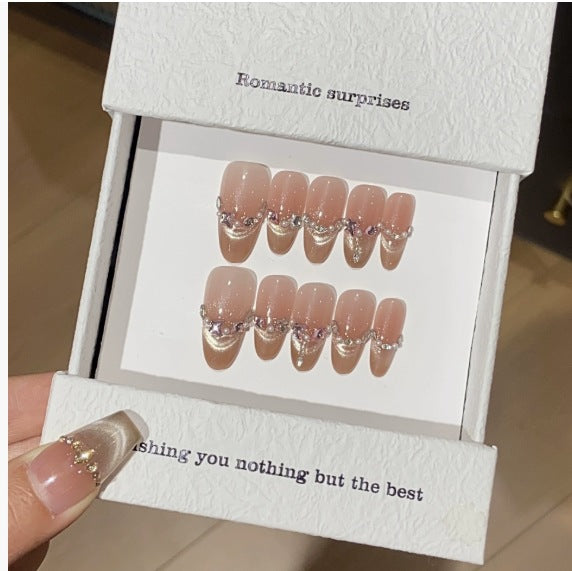 1033- Handmade press on nails fake nails removable