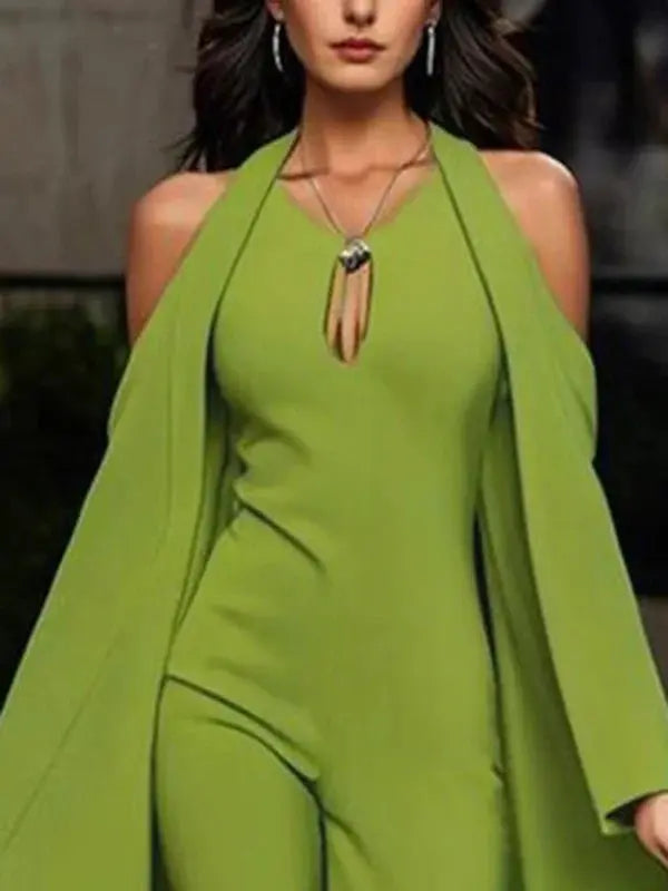 Elegant Batwing Sleeve Jumpsuit