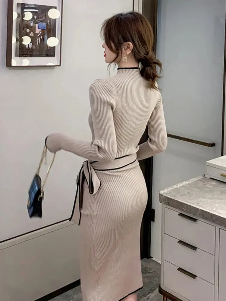 Women's Knitted Sweater Dress