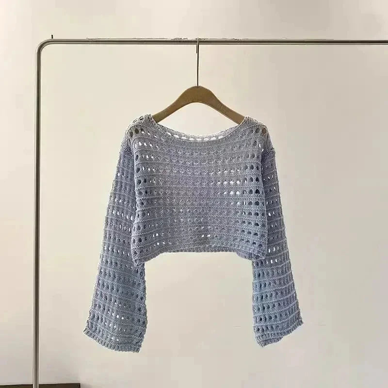 Women’s crochet knit beach cover up