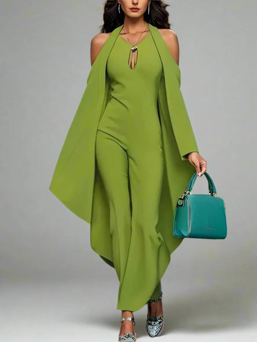Elegant Batwing Sleeve Jumpsuit