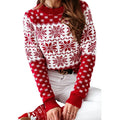 Women's Sweater Christmas Snowflake Knit