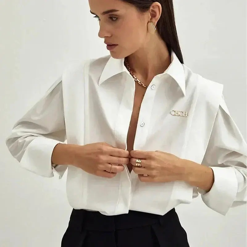 Chic & Comfortable Cotton Business Top