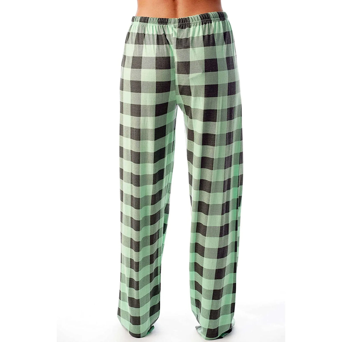 Women Christmas Pajama pants Autumn Winter Plaid Printed Pants