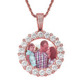 Customizable photoMen's Fashion Inlaid Exquisite Micro-dense Zircon Hip Hop Rock Party