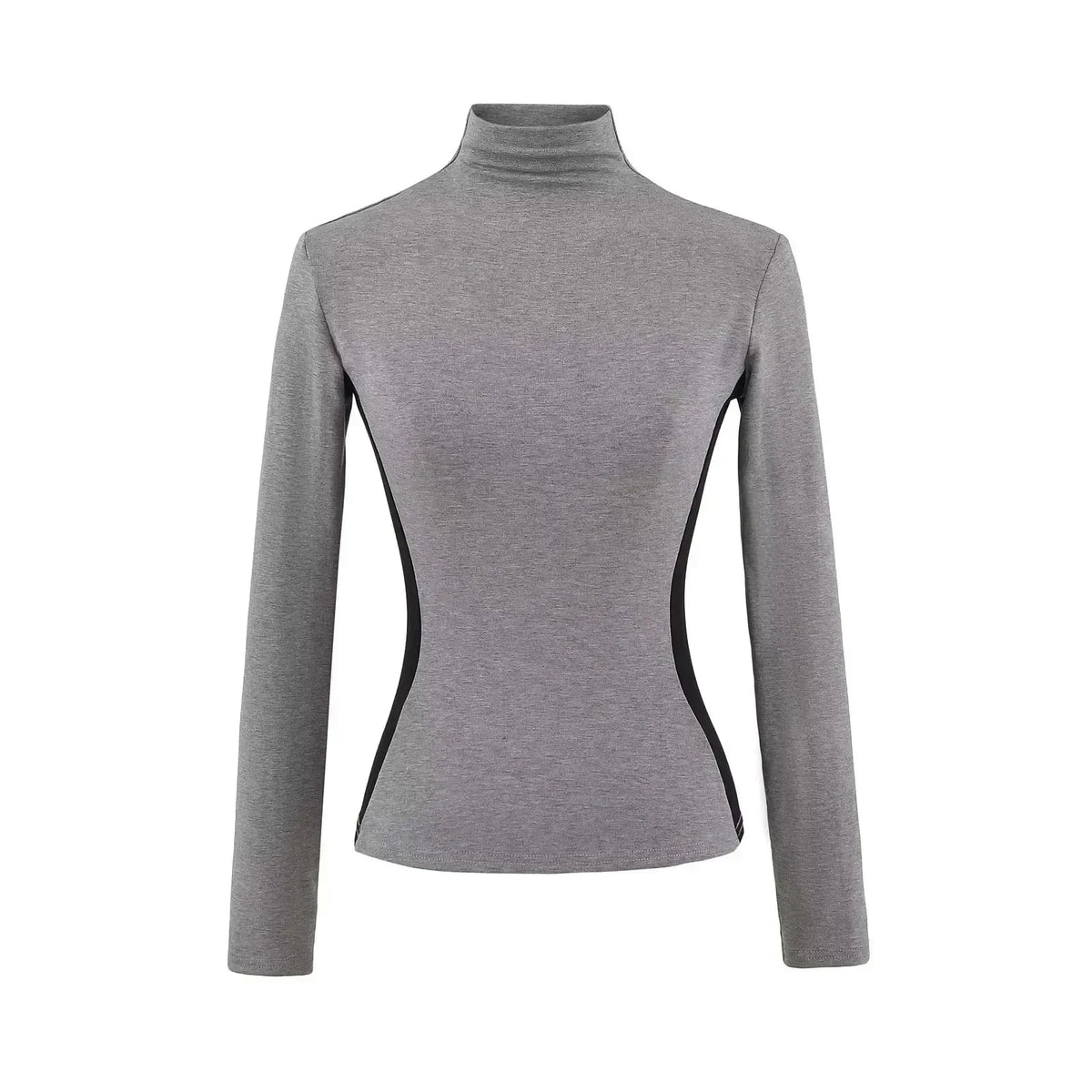 Women High Neck Slim Fit Fleece Base Layer Top