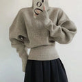 Chic Vintage Wind Turtleneck Pullover Sweater