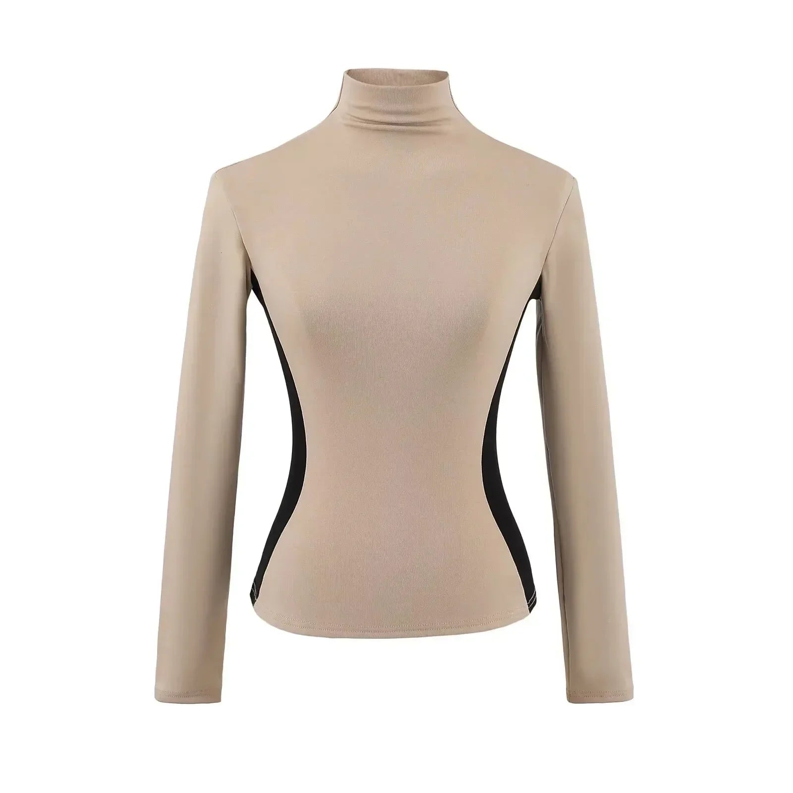 Women's High Neck Slim Fit Fleece Base Layer Top