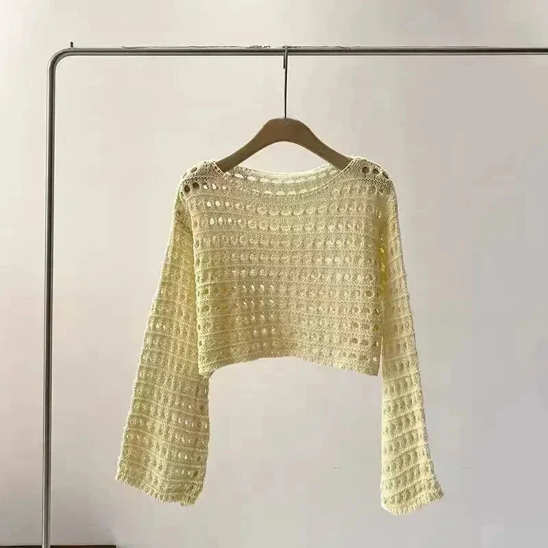 Women’s crochet knit beach cover up