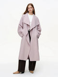 Women’s British Style Slim Fit Trench Coat Spring Outerwear