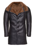 Real Shearling Trench Coat Inspired by Ryan Gosling’s Blade Runner 2049